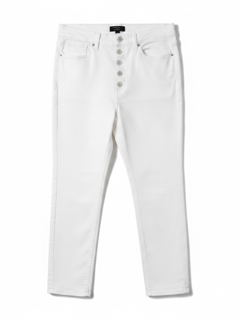 BANANA REPUBLIC FACTORY Women’s White High-Rise Button-Fly Jeans Size 32/14